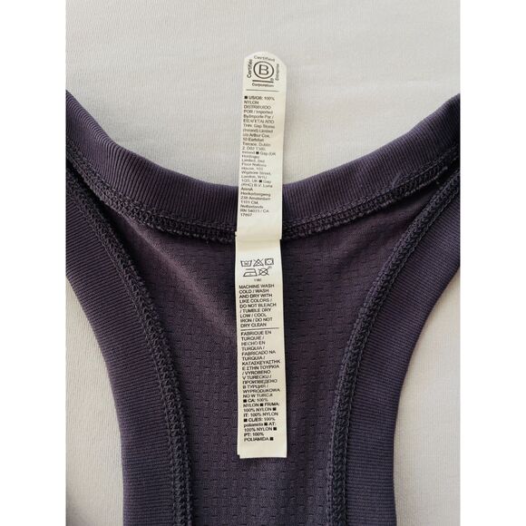 ~ Athleta 1X Momentum Purple Seamless Tank Racerback, removable cups, stretch! - Picture 10 of 13